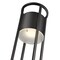 Z-Lite Luca Outdoor Post Mounted Fixture, 1-Light, 9 In.W x 95.5 In.H, Black/Etched 517PHM-567P-BK-LED - alternate 6